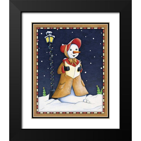 In the Spirit II Black Modern Wood Framed Art Print with Double Matting by Josefina