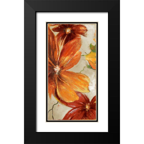 Modernismo Roja II Black Modern Wood Framed Art Print with Double Matting by Pinto, Patricia