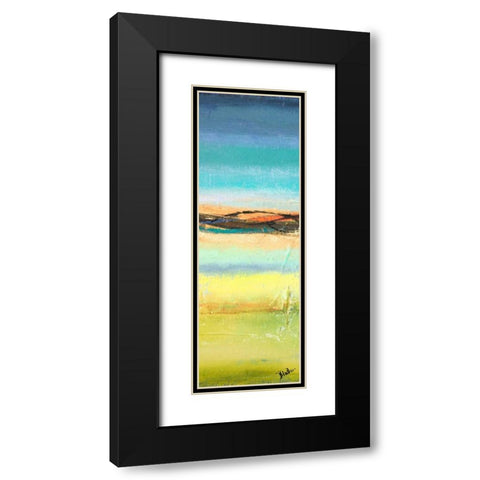 Twilight Panel I Black Modern Wood Framed Art Print with Double Matting by Pinto, Patricia