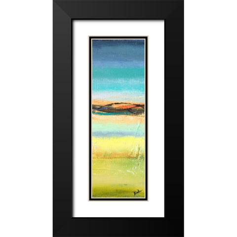 Twilight Panel I Black Modern Wood Framed Art Print with Double Matting by Pinto, Patricia