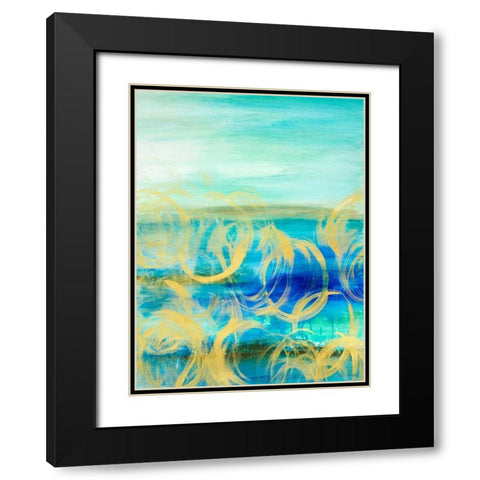 Caught up in the Wind II Black Modern Wood Framed Art Print with Double Matting by Loreth, Lanie