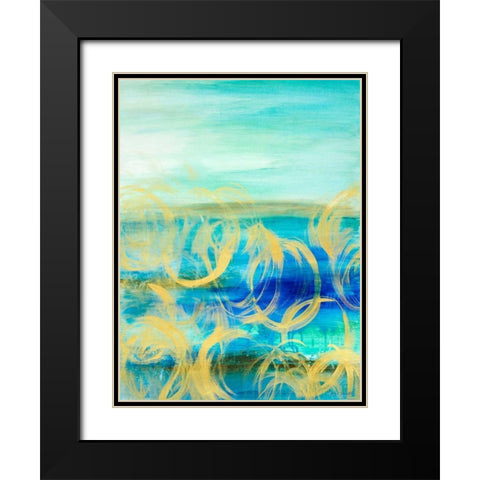 Caught up in the Wind II Black Modern Wood Framed Art Print with Double Matting by Loreth, Lanie