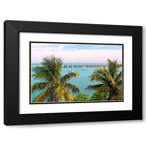 Beautiful Day Black Modern Wood Framed Art Print with Double Matting by Peck, Gail