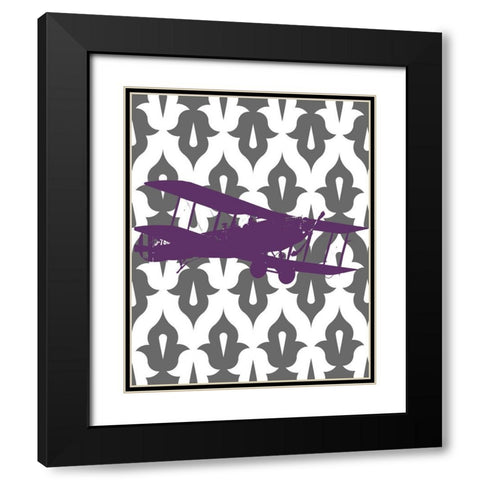 Flight Patterns I Black Modern Wood Framed Art Print with Double Matting by Marcon, Michael