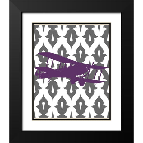Flight Patterns I Black Modern Wood Framed Art Print with Double Matting by Marcon, Michael