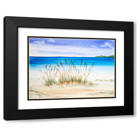 July I Black Modern Wood Framed Art Print with Double Matting by Urban Pearl Collection, Llc