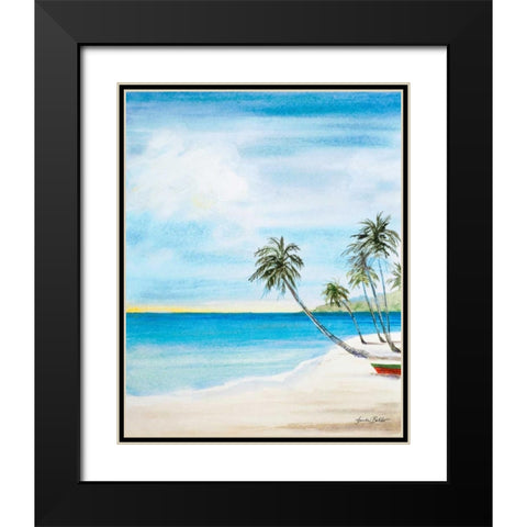 Way Out II Black Modern Wood Framed Art Print with Double Matting by Baliko, Linda