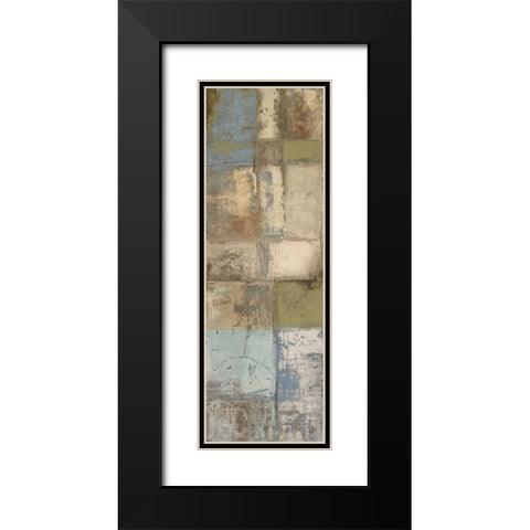 Autumn Deconstructing Panel I Black Modern Wood Framed Art Print with Double Matting by Marcon, Michael