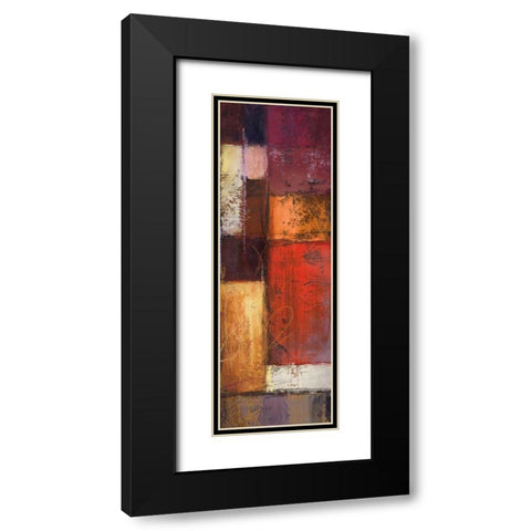 Deconstructing Panel II Black Modern Wood Framed Art Print with Double Matting by Marcon, Michael