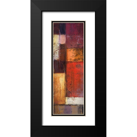 Deconstructing Panel II Black Modern Wood Framed Art Print with Double Matting by Marcon, Michael