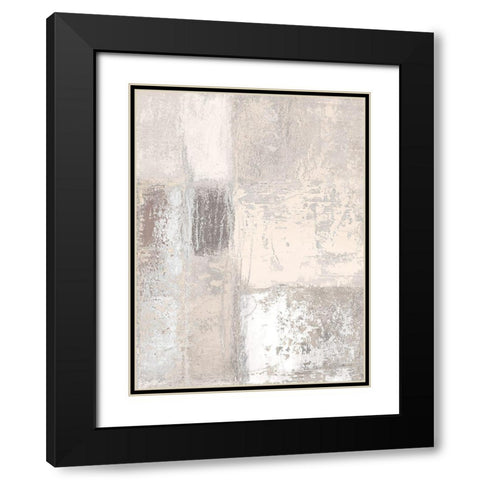 Neutral Autumn Deconstructing II Black Modern Wood Framed Art Print with Double Matting by Marcon, Michael
