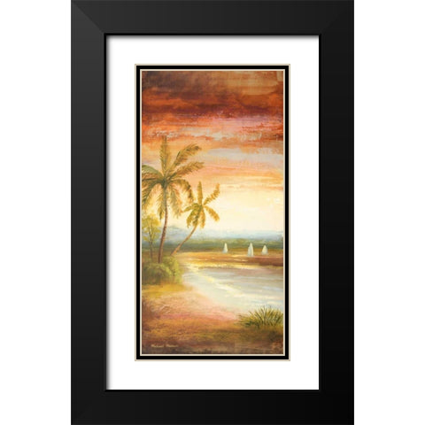 Return to the Sea Black Modern Wood Framed Art Print with Double Matting by Marcon, Michael