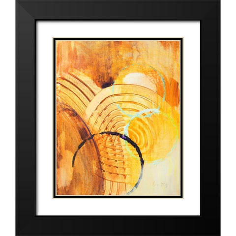 Above and Beyond II Black Modern Wood Framed Art Print with Double Matting by Loreth, Lanie