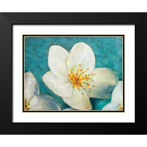 Purely Elegant I Black Modern Wood Framed Art Print with Double Matting by Johnson, Walt