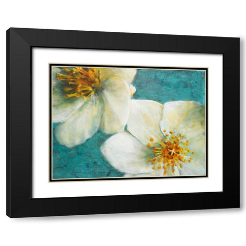 Purely Elegant II Black Modern Wood Framed Art Print with Double Matting by Johnson, Walt