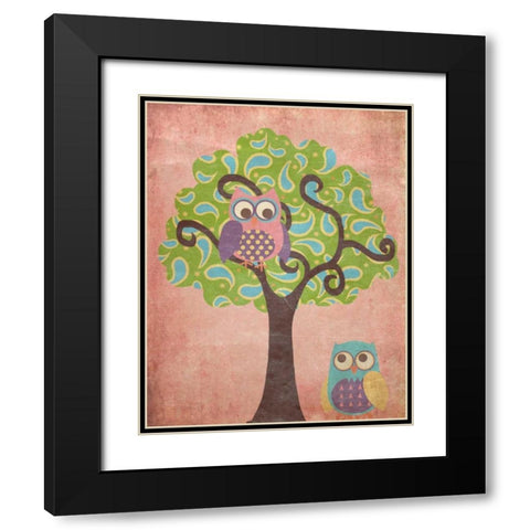 Wisdom in Tree II Black Modern Wood Framed Art Print with Double Matting by Metz, Andi