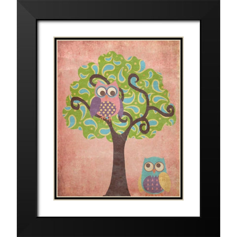 Wisdom in Tree II Black Modern Wood Framed Art Print with Double Matting by Metz, Andi