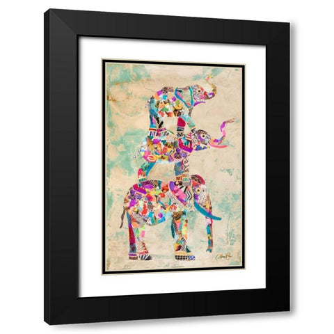 Trunk Show II Black Modern Wood Framed Art Print with Double Matting by Ritter, Gina