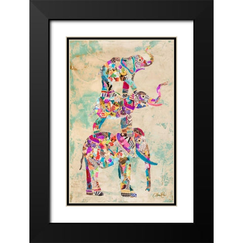 Trunk Show II Black Modern Wood Framed Art Print with Double Matting by Ritter, Gina