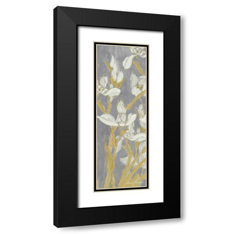 Tranquil Elegance Panel IV Black Modern Wood Framed Art Print with Double Matting by Loreth, Lanie