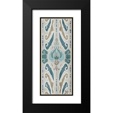 A Touch of Flourish I Black Modern Wood Framed Art Print with Double Matting by Pinto, Patricia