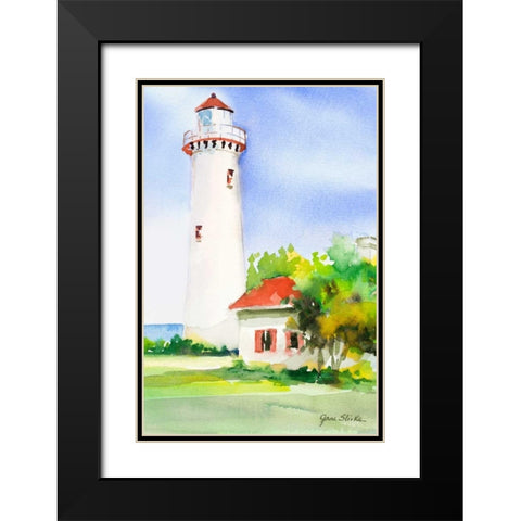 New England I Black Modern Wood Framed Art Print with Double Matting by Slivka, Jane