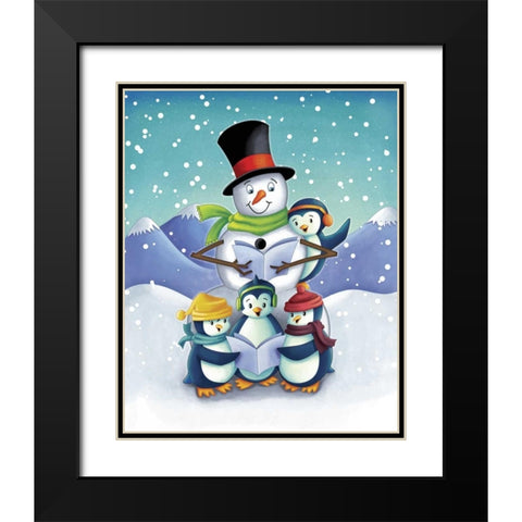 Oh the Joy II Black Modern Wood Framed Art Print with Double Matting by Josefina