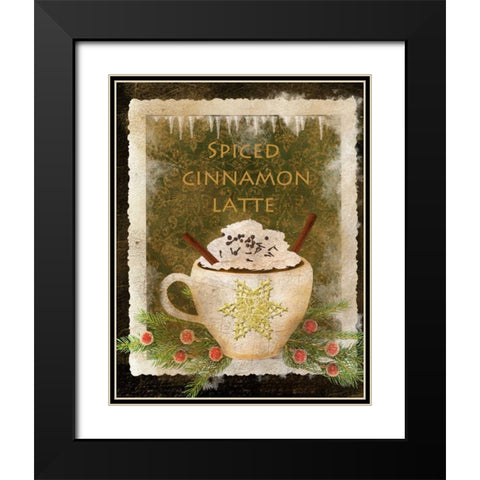 Spiced Cinnamon Latte Black Modern Wood Framed Art Print with Double Matting by Albert, Beth
