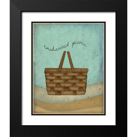 Enchanted Picnic Black Modern Wood Framed Art Print with Double Matting by Albert, Beth