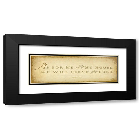 Me and My House Black Modern Wood Framed Art Print with Double Matting by Drotz, Dallas