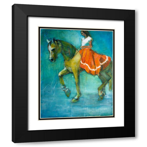 July Fourth Black Modern Wood Framed Art Print with Double Matting by Hoffman, Kate