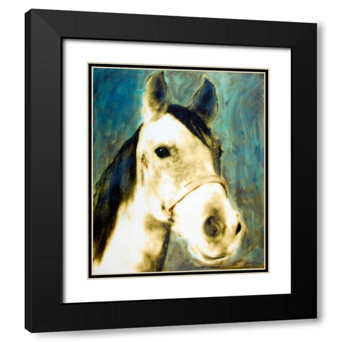 Portrait of Tony Black Modern Wood Framed Art Print with Double Matting by Hoffman, Kate