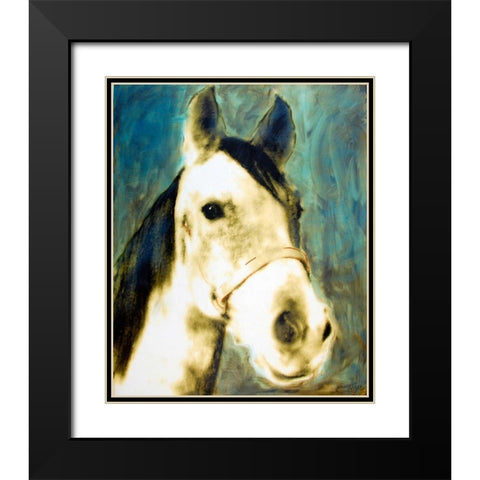 Portrait of Tony Black Modern Wood Framed Art Print with Double Matting by Hoffman, Kate