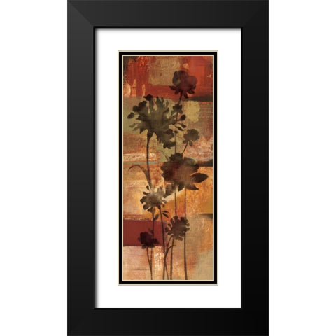 Autumn Silhouette I Black Modern Wood Framed Art Print with Double Matting by Vassileva, Silvia
