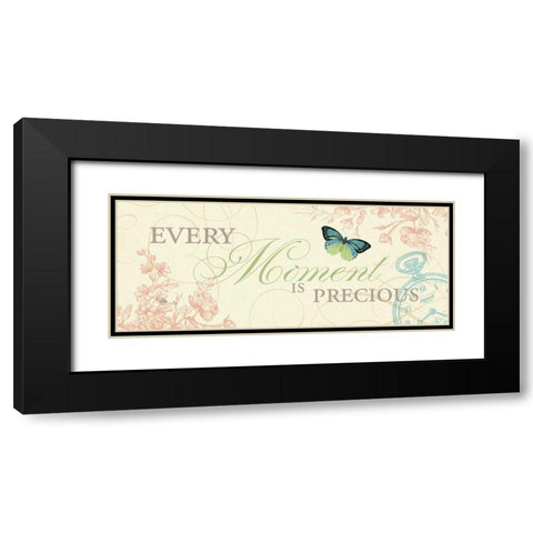 Time Flies I Black Modern Wood Framed Art Print with Double Matting by Pela Studio