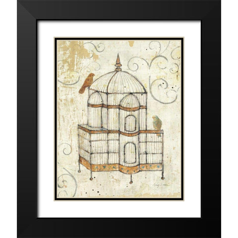 Bird Cage I Black Modern Wood Framed Art Print with Double Matting by Tillmon, Avery