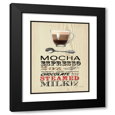 Mocha Black Modern Wood Framed Art Print with Double Matting by Fabiano, Marco