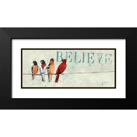 The Usual Suspects Panel I - Hope Black Modern Wood Framed Art Print with Double Matting by Tillmon, Avery