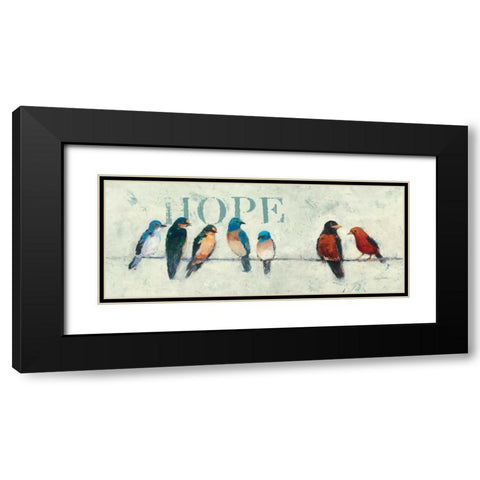 The Usual Suspects Panel II - Believe Black Modern Wood Framed Art Print with Double Matting by Tillmon, Avery