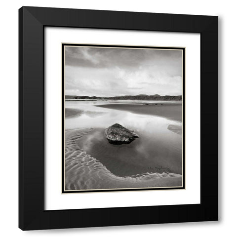 Shi Shi Beach - Low Tide I Black Modern Wood Framed Art Print with Double Matting by Audit, Lisa