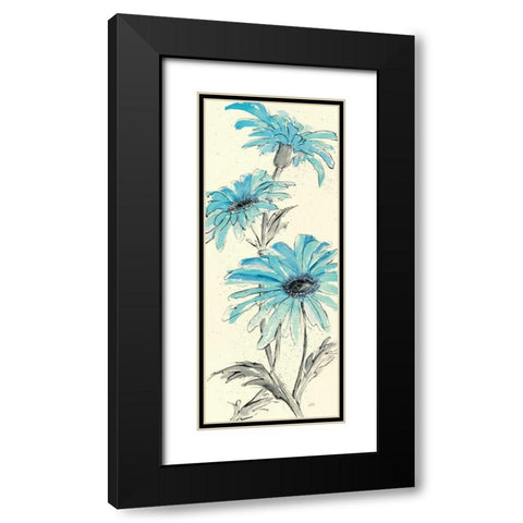 Daisy Dreams I Black Modern Wood Framed Art Print with Double Matting by Paschke, Chris
