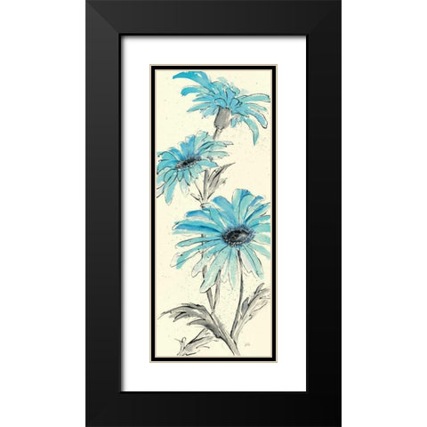 Daisy Dreams I Black Modern Wood Framed Art Print with Double Matting by Paschke, Chris