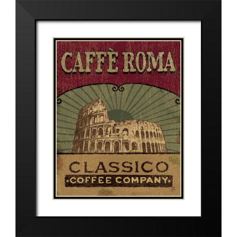 Coffee Blend I Black Modern Wood Framed Art Print with Double Matting by Brissonnet, Daphne