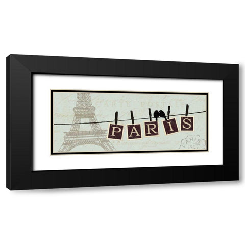 Migration I Black Modern Wood Framed Art Print with Double Matting by Pela