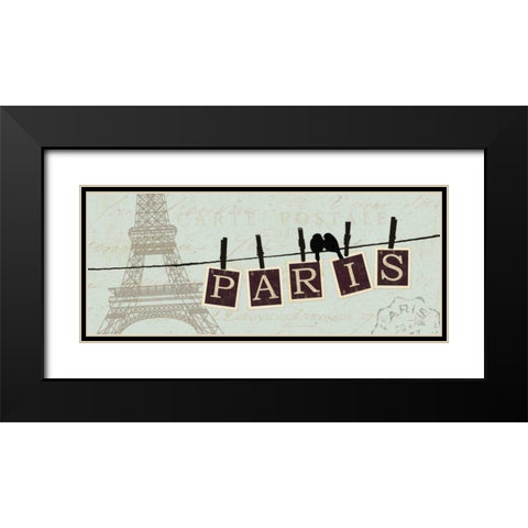 Migration I Black Modern Wood Framed Art Print with Double Matting by Pela
