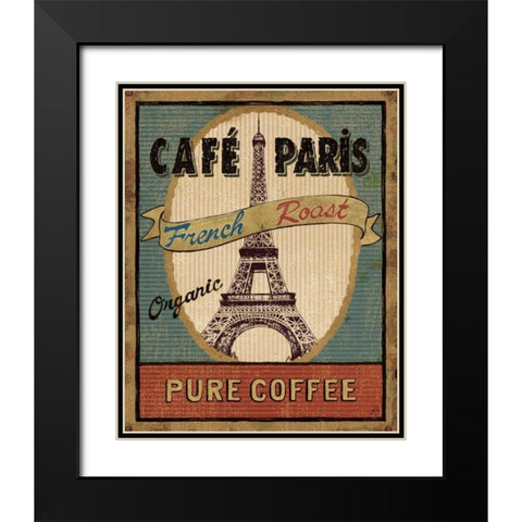 Coffee Blend II Black Modern Wood Framed Art Print with Double Matting by Brissonnet, Daphne