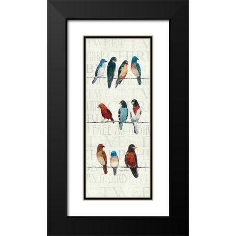 The Usual Suspects Panel I Black Modern Wood Framed Art Print with Double Matting by Tillmon, Avery