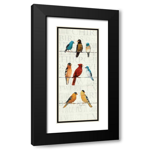 The Usual Suspects Panel II Black Modern Wood Framed Art Print with Double Matting by Tillmon, Avery