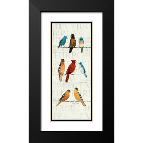 The Usual Suspects Panel II Black Modern Wood Framed Art Print with Double Matting by Tillmon, Avery