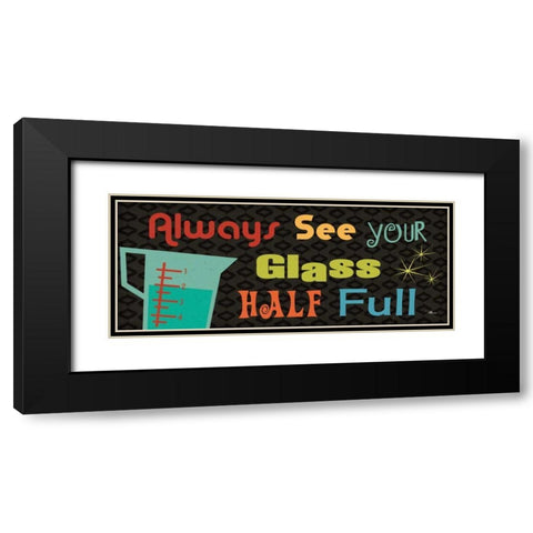 Kitchen It VI Black Modern Wood Framed Art Print with Double Matting by Pela Studio